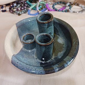 Stegall pottery flower frog